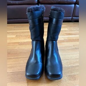❄️ Weathermates by Weatherproof Black Faux Fur Lined Winter Snow Boots